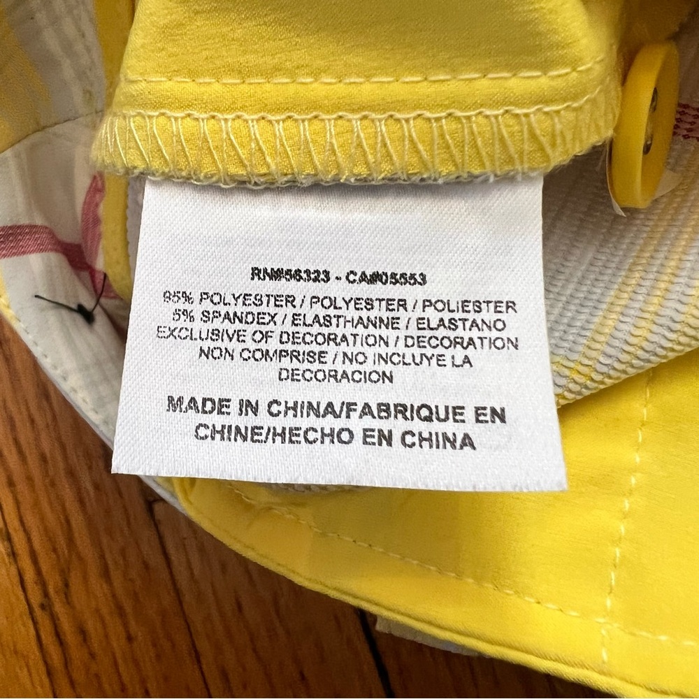 Nike Golf Tour Performance Plaid Yellow Red  White Shorts Women's Size 8 - 33x13 - Picture 9 of 10